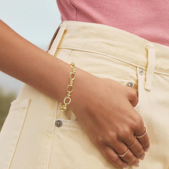 Gold Twisted Italian Designer Inspired Rope Statement Chunky Bracelets for Women - Picture 2 of 5